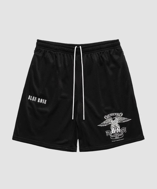 Eagle Mesh Shorts — Black