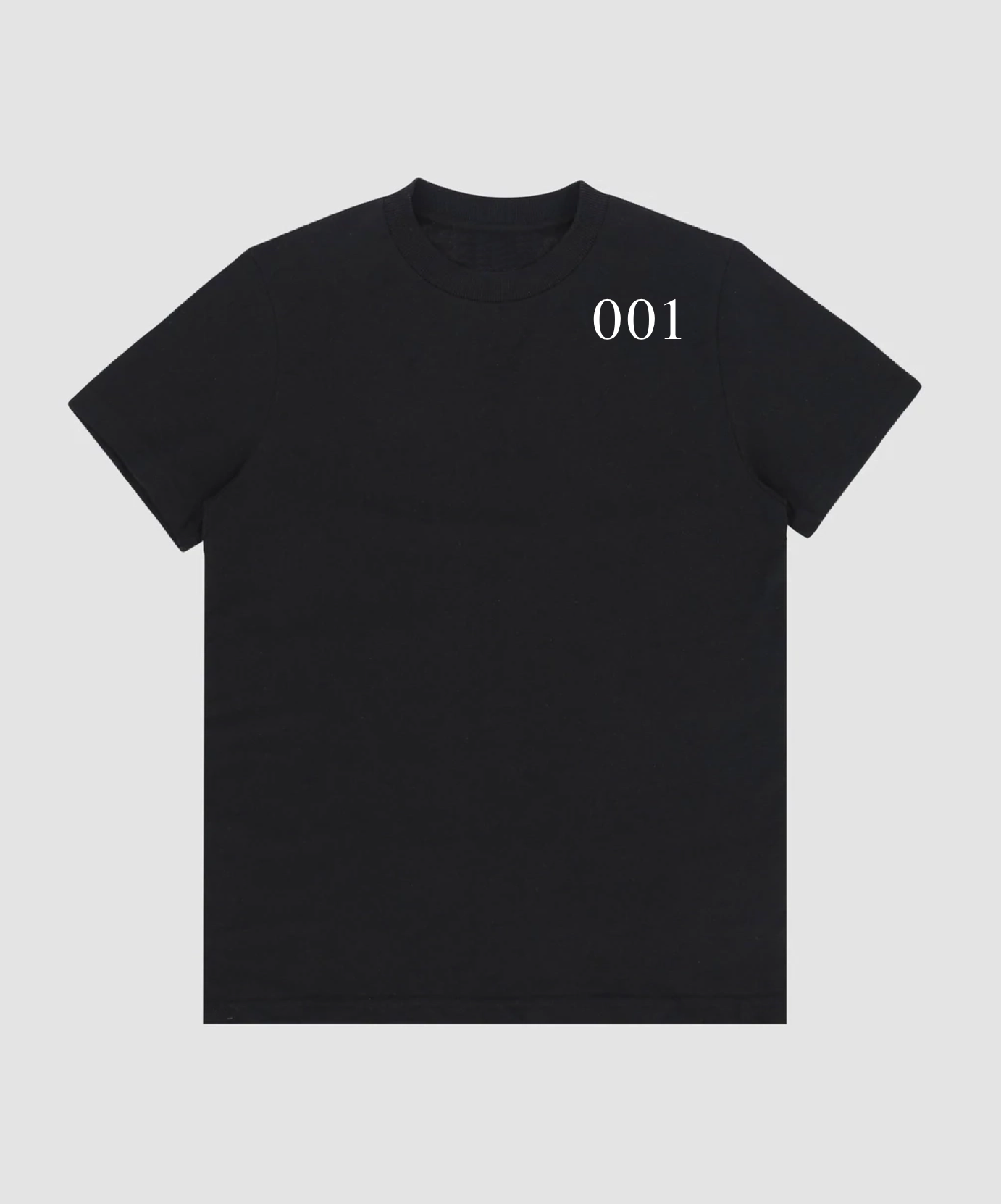 Exhibition 001 T-Shirt — Black