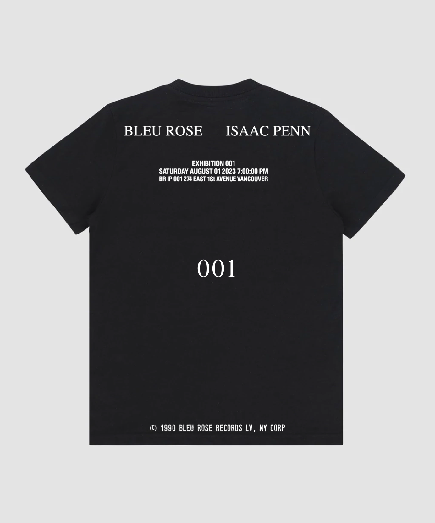 Exhibition 001 T-Shirt — Black