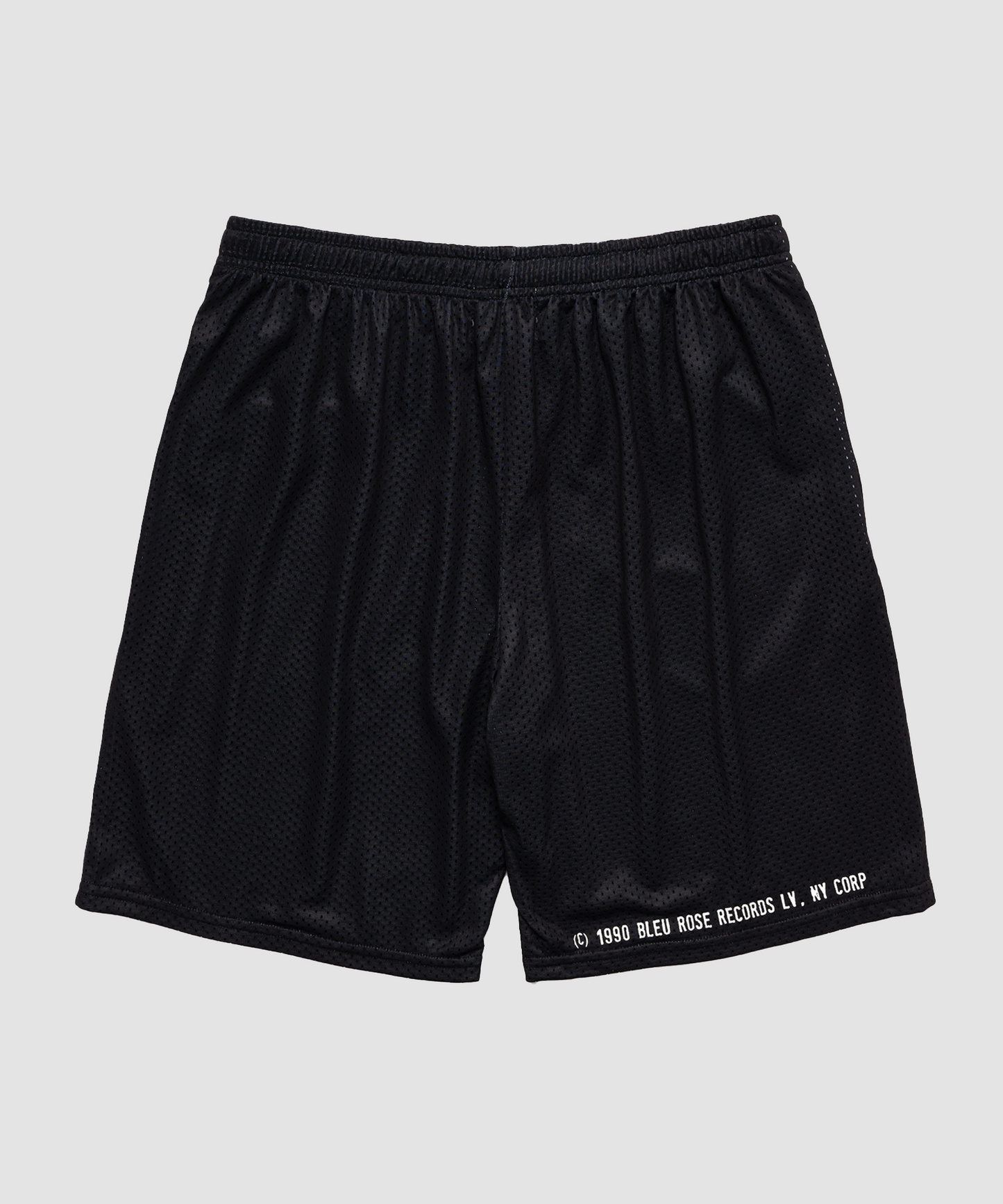 Body Piercing Mesh Shorts — Black