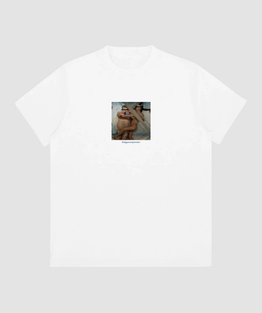 #Sponsor T-Shirt — White