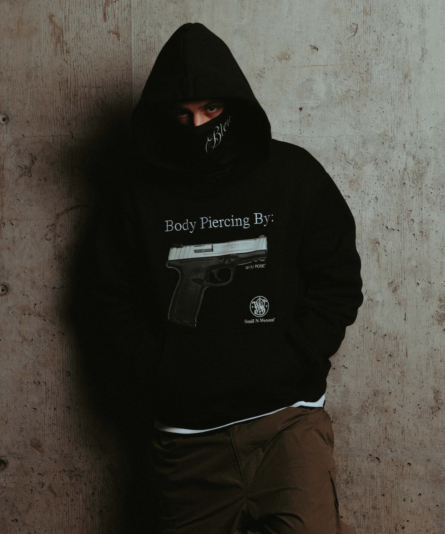 Body Piercing Hoodie — Black