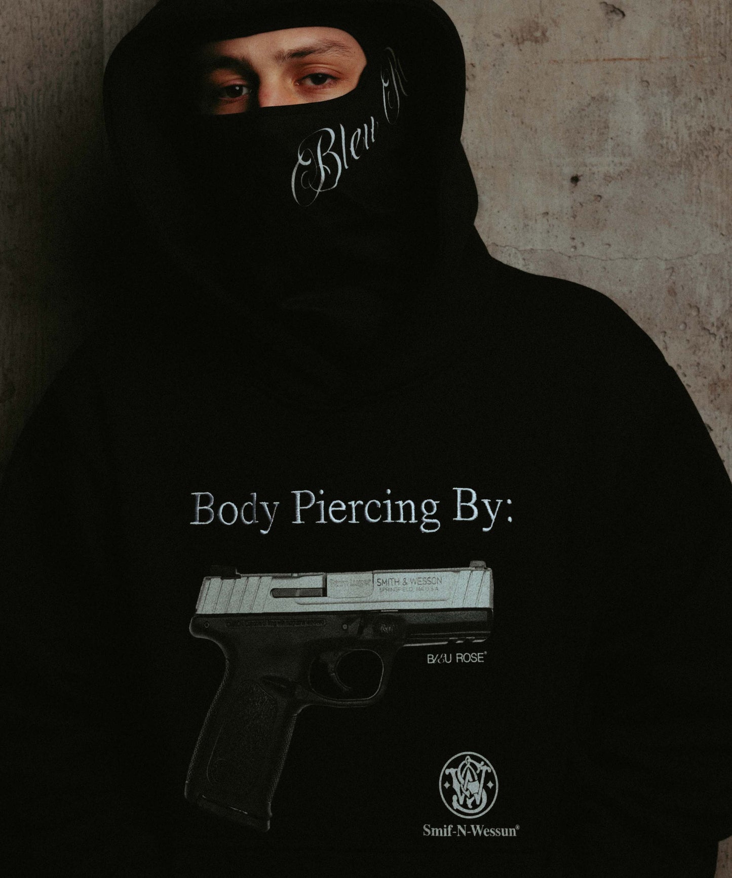 Body Piercing Hoodie — Black